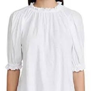 🕠 NWOT | Sundry | Bubble Sleeve Top | White | Small